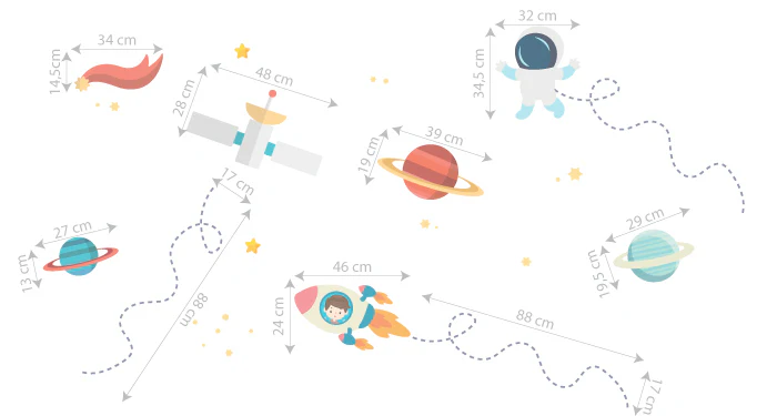 Papel de Parede Espaço Galaxia 01 - Imagem 3