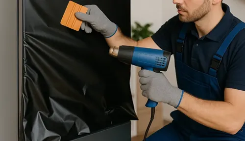 mao de obra especializada para adesivos e papel de parede envelopamento