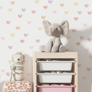 Corações Adesivos Pasteis 01